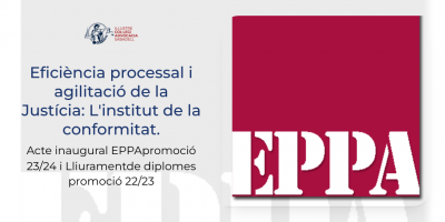 21 de novembre, 17h. Eficiència processal i agilitació de la Justícia: L'institut de la conformitat.