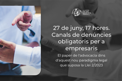 27 de junio, 17h. Canal de denuncias para empresarios