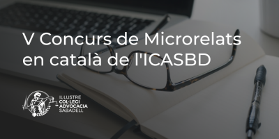 V Concurs de Microrelats en català de l'ICASBD: Participa!